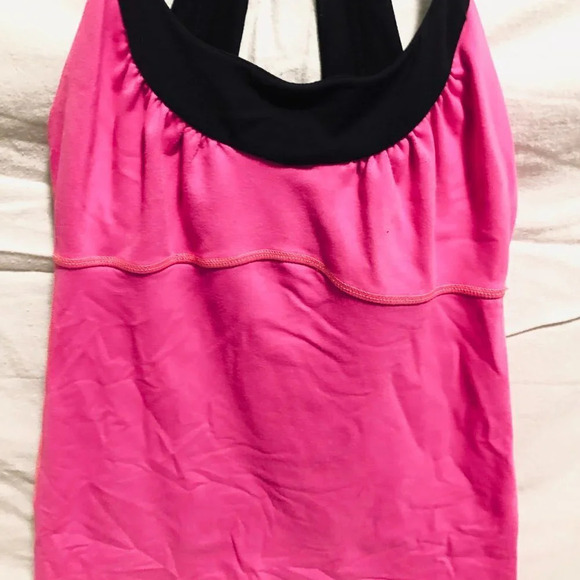 Lululemon Size 4 Tank Top Athleisure Yoga Pink Workout Top - Picture 6 of 16